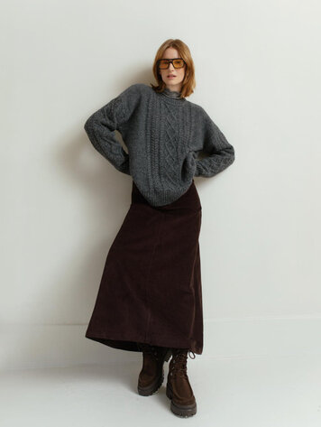 Paper Label Rayna Cable Sweater
