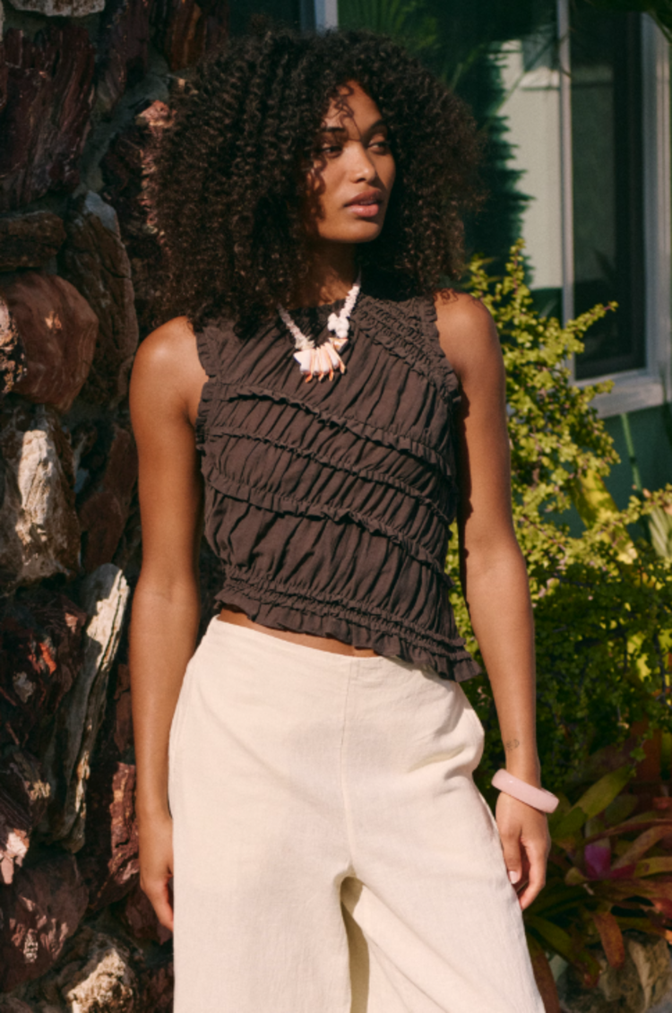 Free People Demi Cotton Linen Pant