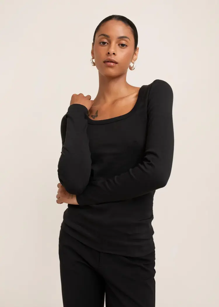 Paper Label Toni Square Neck