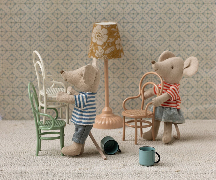 Maileg Mouse Vintage Chair - Dark Powder