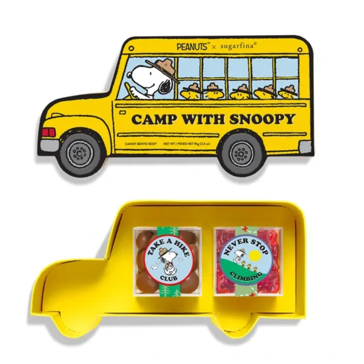 Sugarfina Camp with Snoopy 2pc Bento Box