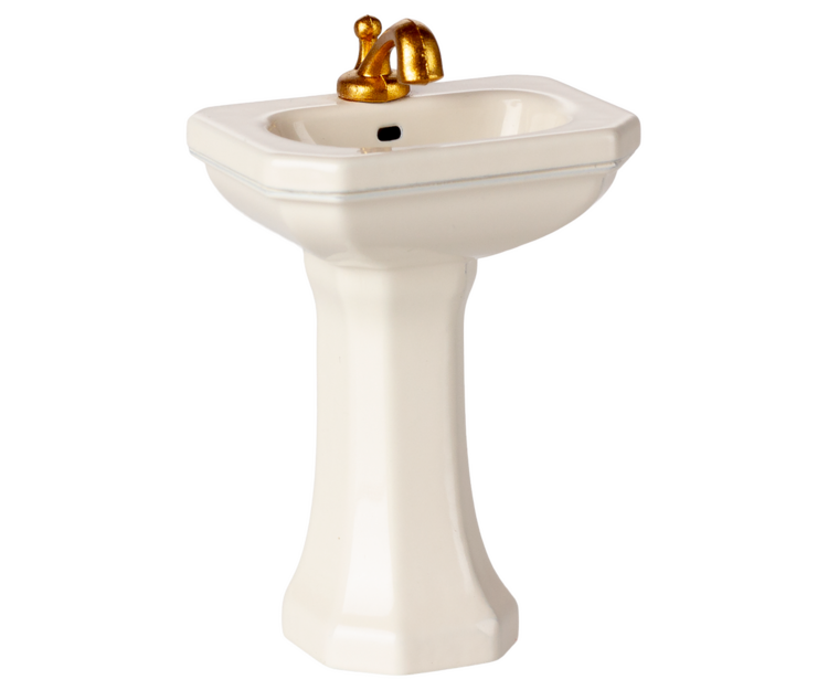 Maileg Mouse Bathroom Sink - Off White