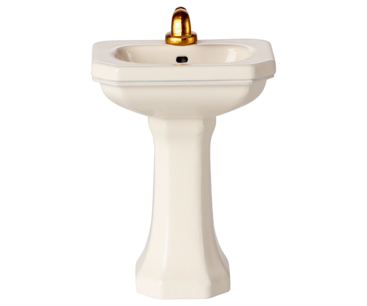 Maileg Mouse Bathroom Sink - Off White