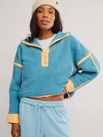 Free People Mountain High Half Zip Fleece
