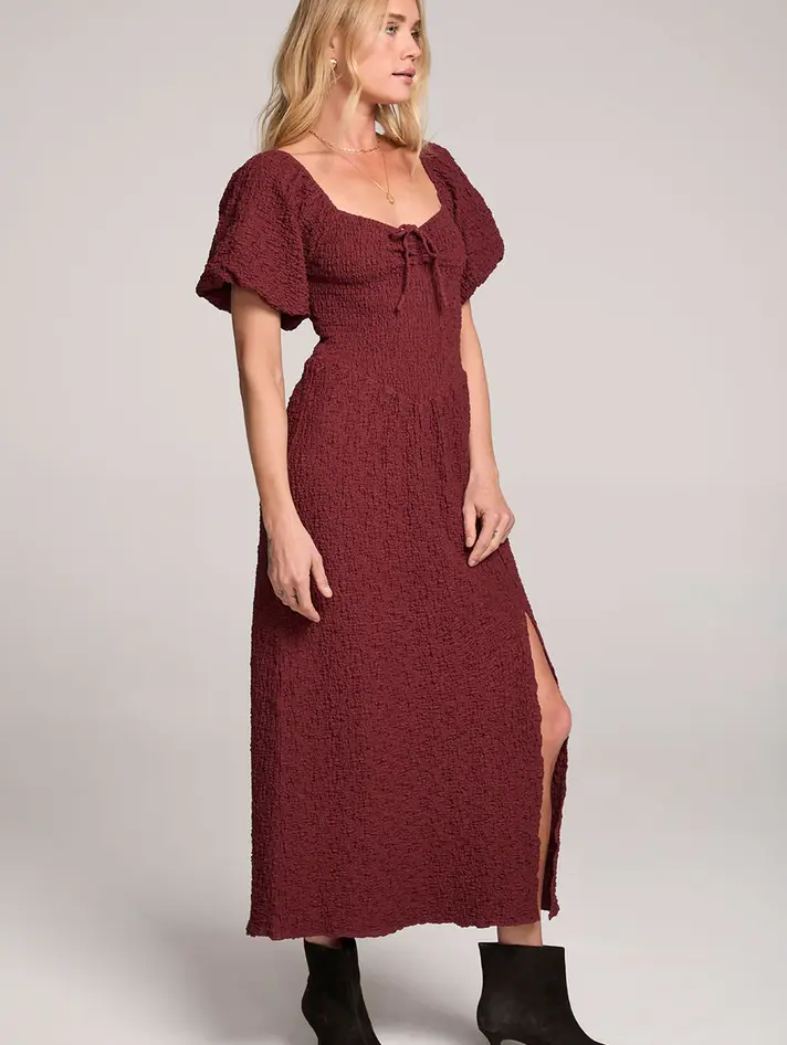 knee length dresses for ladies Buy Turner Printed Faux Button Midi Dress-WINE Color | Dresses for Women