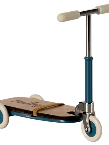 Maileg Kick board, Mouse - Blue