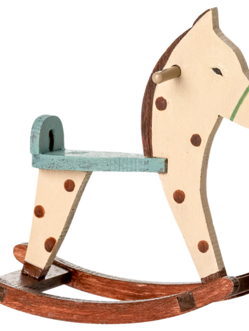 Maileg Rocking Horse, Mouse - Spotted