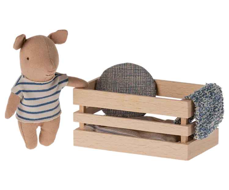Maileg Baby Boy Pig in Box