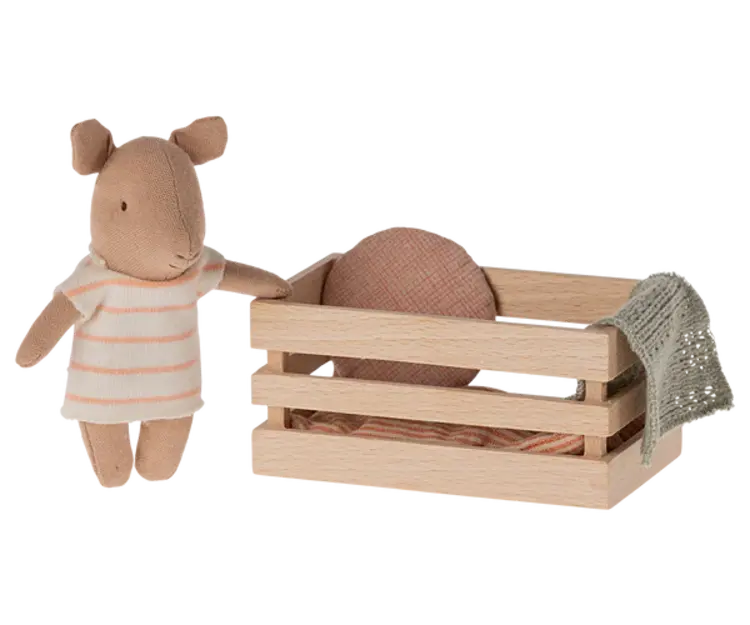 Maileg Baby Girl Pig in Box