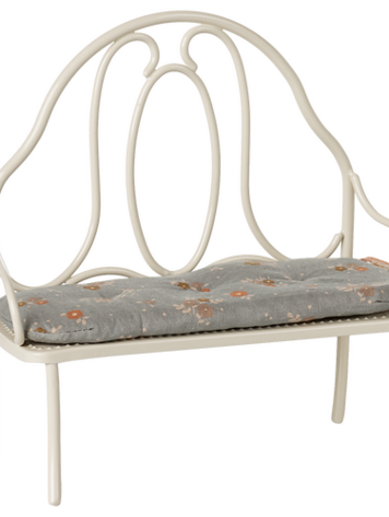 Maileg Vintage Bench, Miniature - Off White
