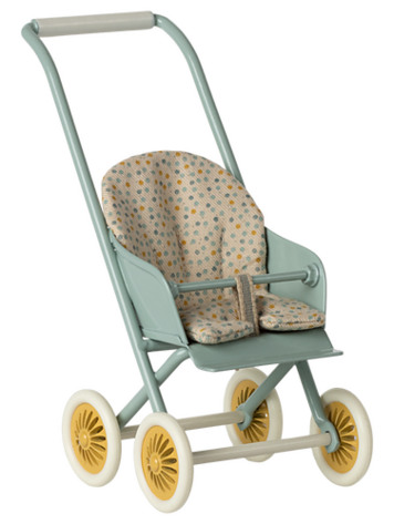 Maileg Stroller, Micro - Mint