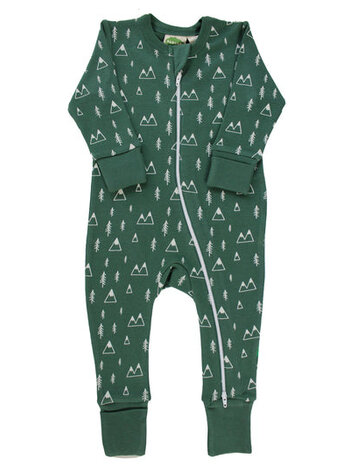 Parade Organic Cotton Holiday '2-Way' Zip Onesie