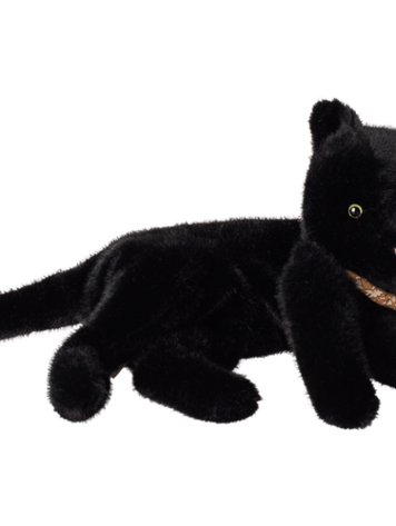 Maileg Sleeping Kitten Plush, Medium - Black