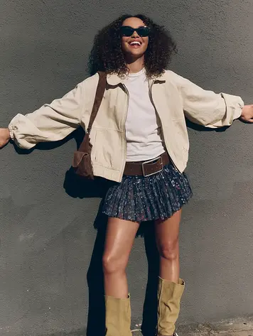 Free People We The Free Birdie Track Jacket