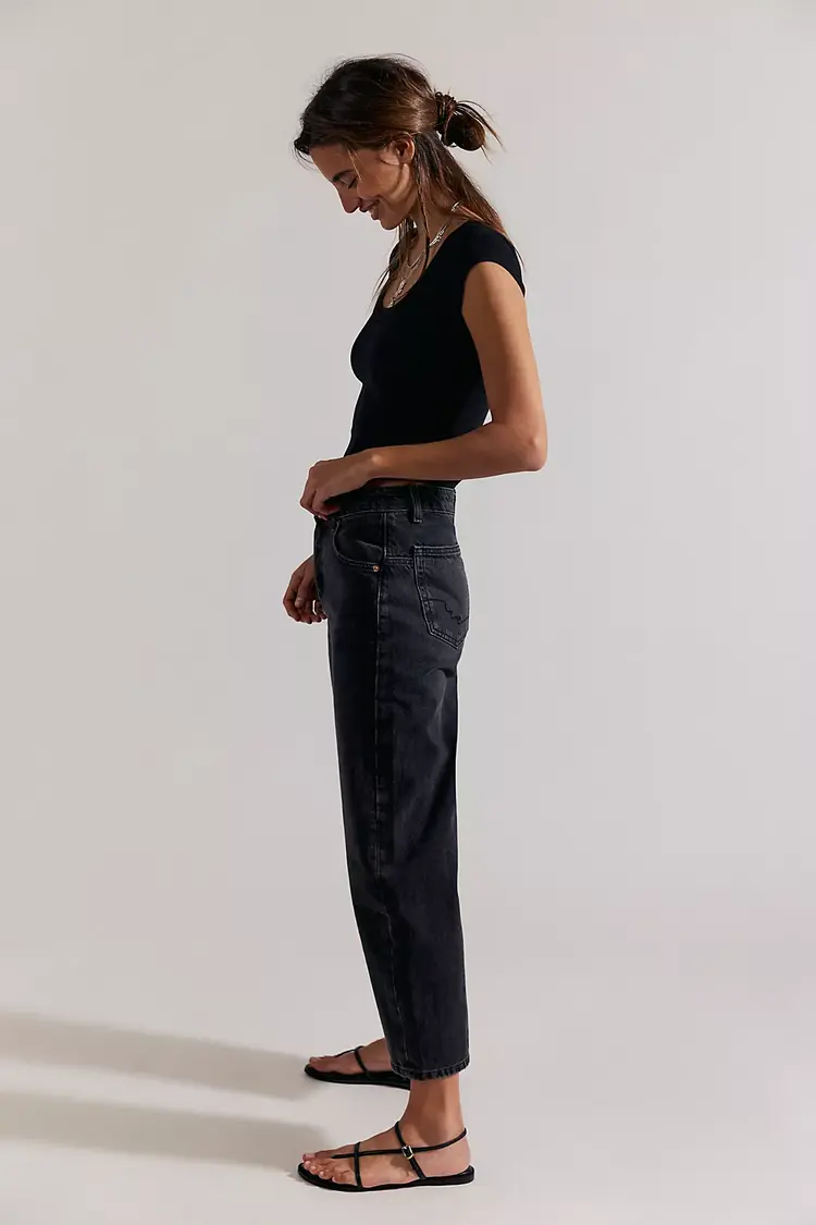 Free People We The Free Deep Trance Dropped Boyfriend Jeans