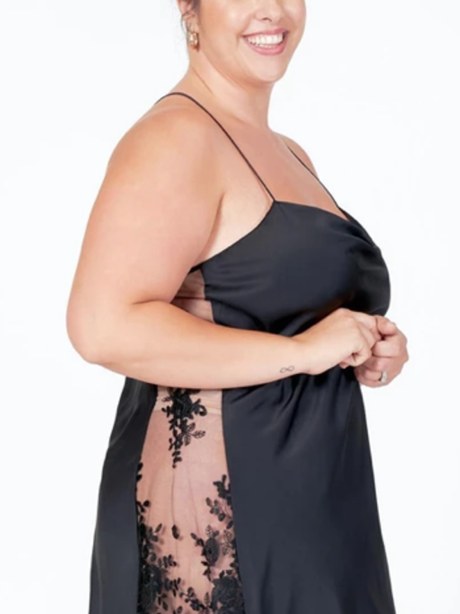 This bold chemise is perfect to wear - Curvaceous Lingerie