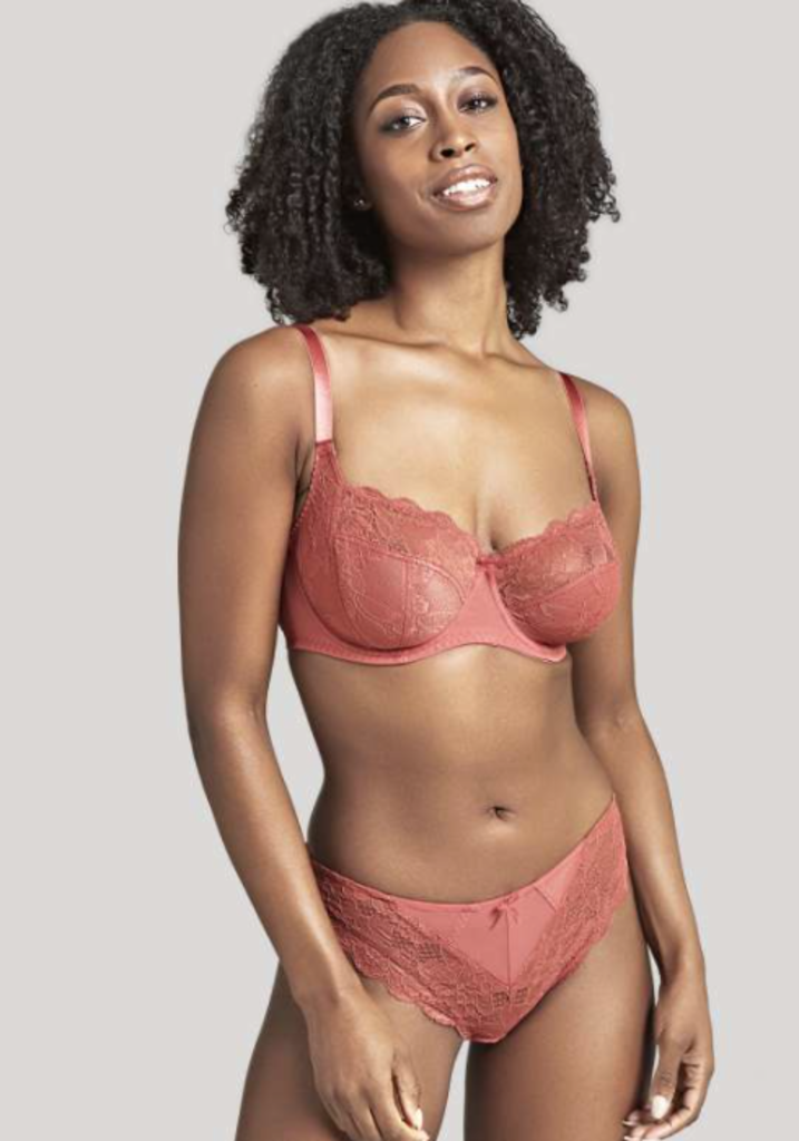 Panache Imogen Balconnet Underwire Bra (10161),36H,Mauve Pink