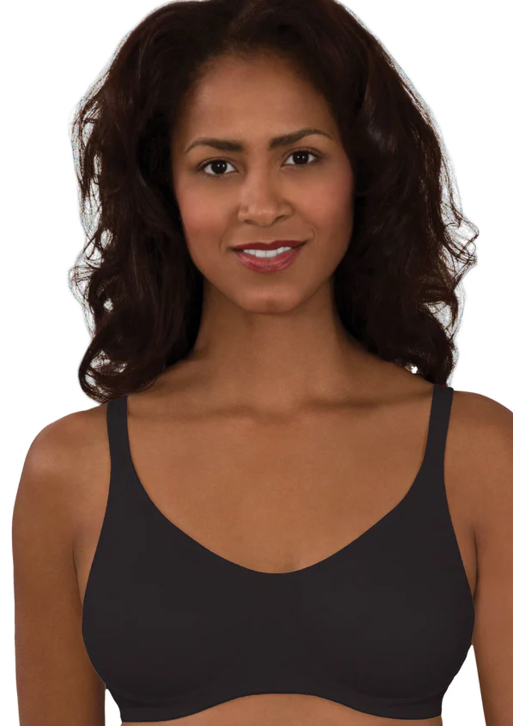 Seamless Soft-cup Bra - Black - Ladies