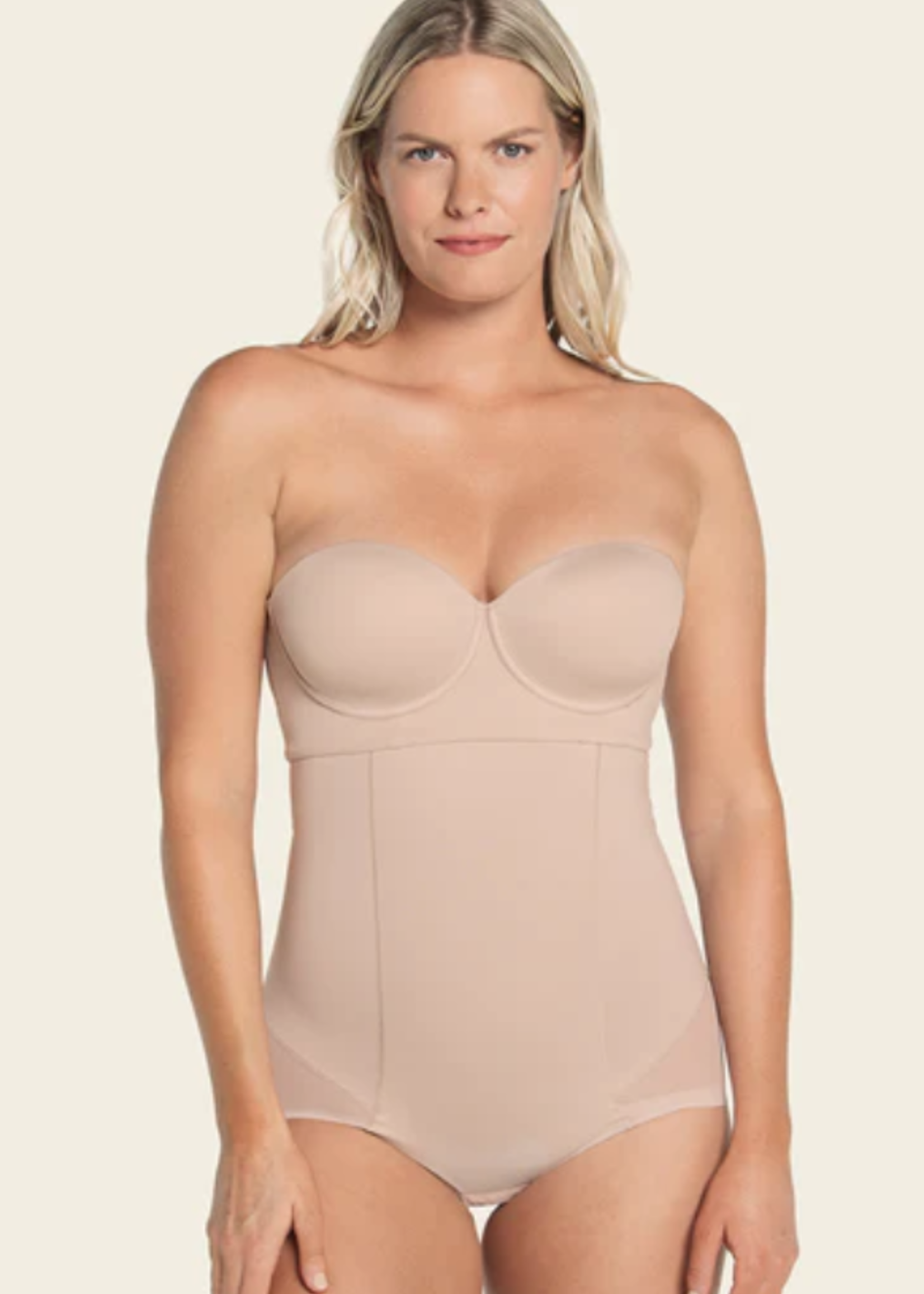 Leonisa 012811 Extra High Waisted Sheer Bottom Shaper Panty