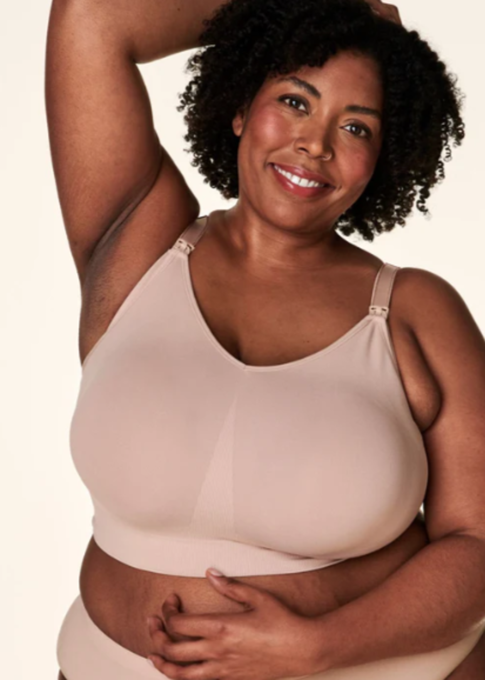 Bravado 1401VEC Extended Cup Body Silk Seamless Maternity & Nursing Bra