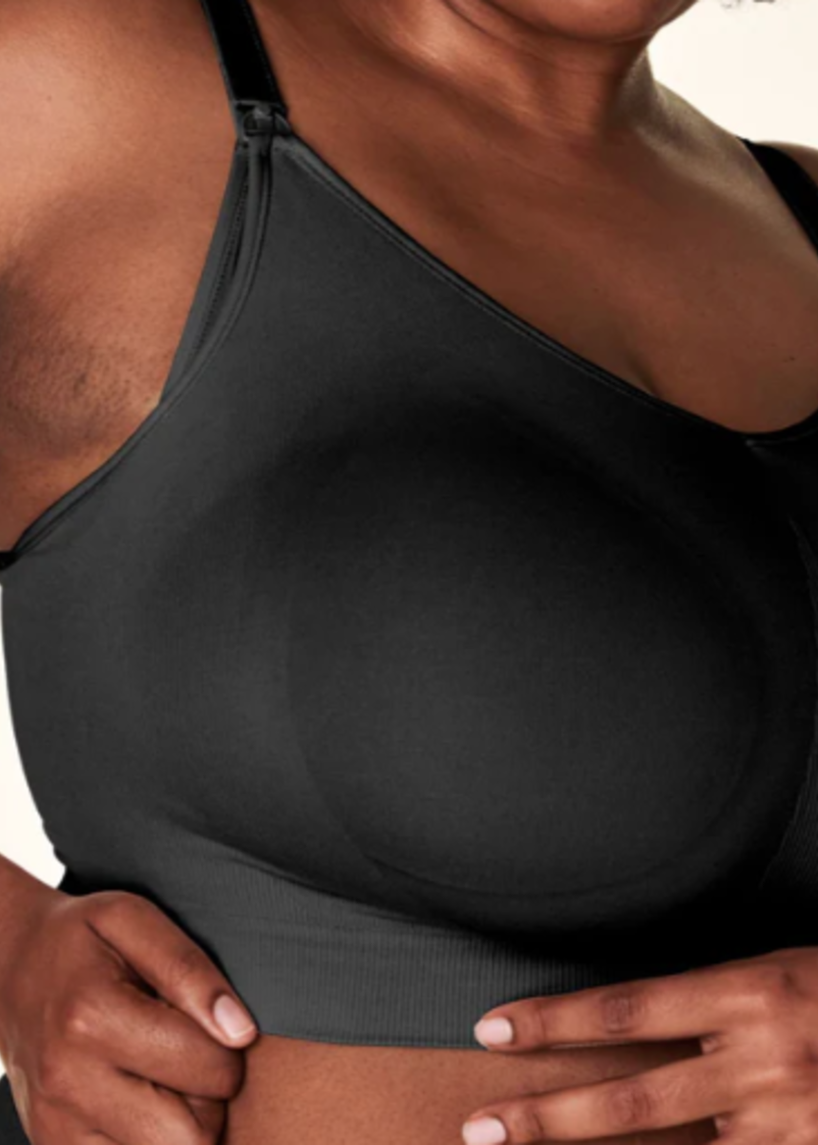 Bravado 1401VEC Extended Cup Body Silk Seamless Maternity & Nursing Bra