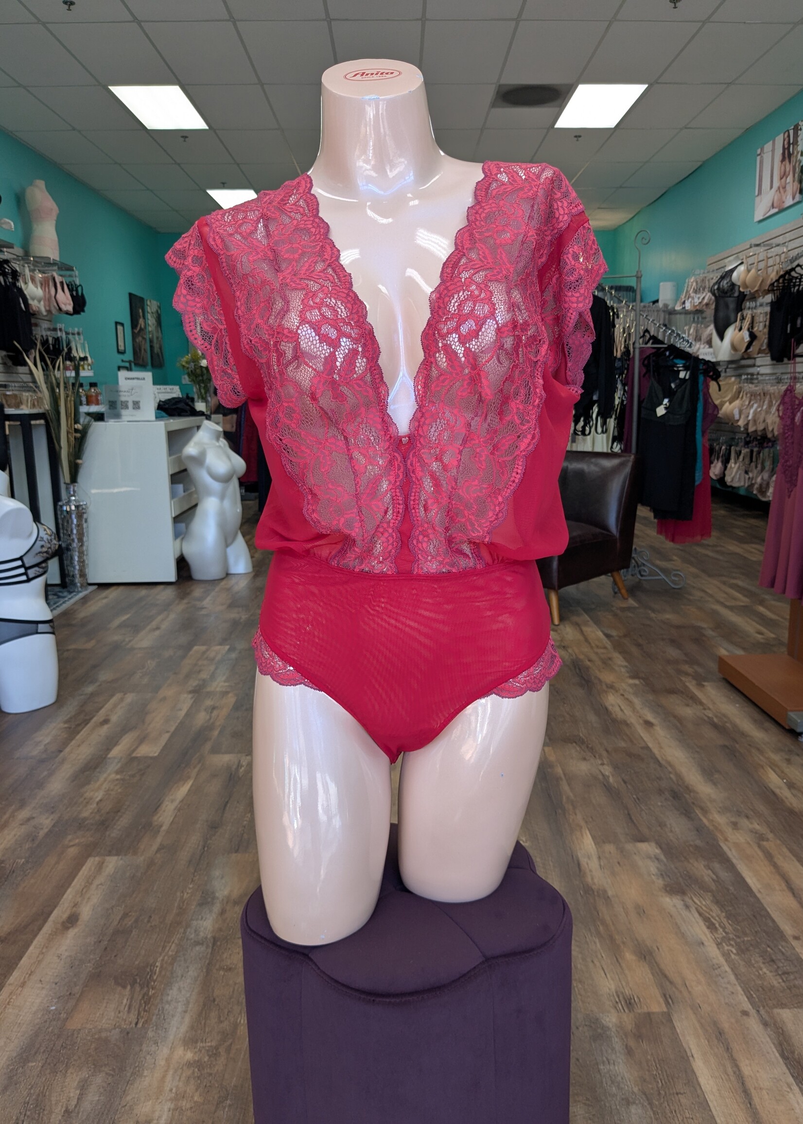 Clo 4070 Fortuna V-Neck Bodysuit