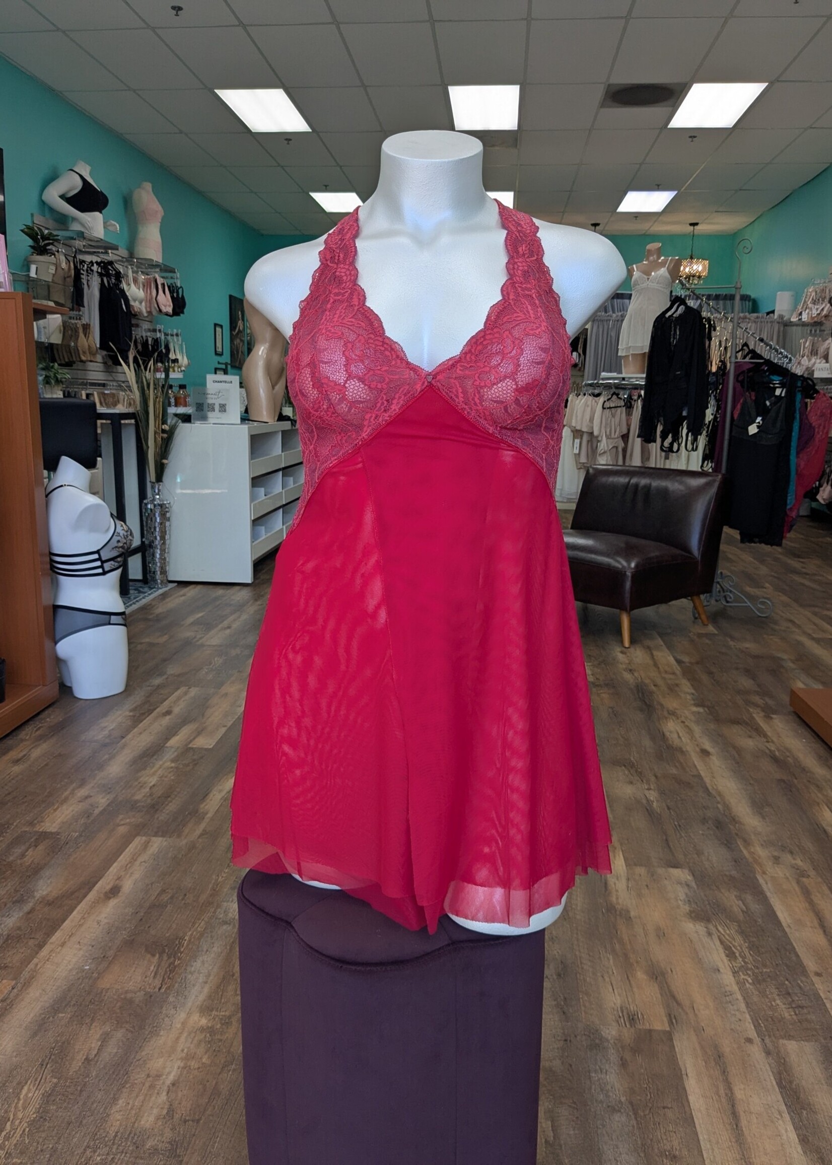 Clo 4450 Fortuna Racer Back Mesh Chemise Seasonal Colors