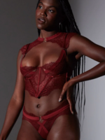 Thistle and Spire 41303 Minna Bodice Ruby + 41504 Minna Thong Ruby in-store only