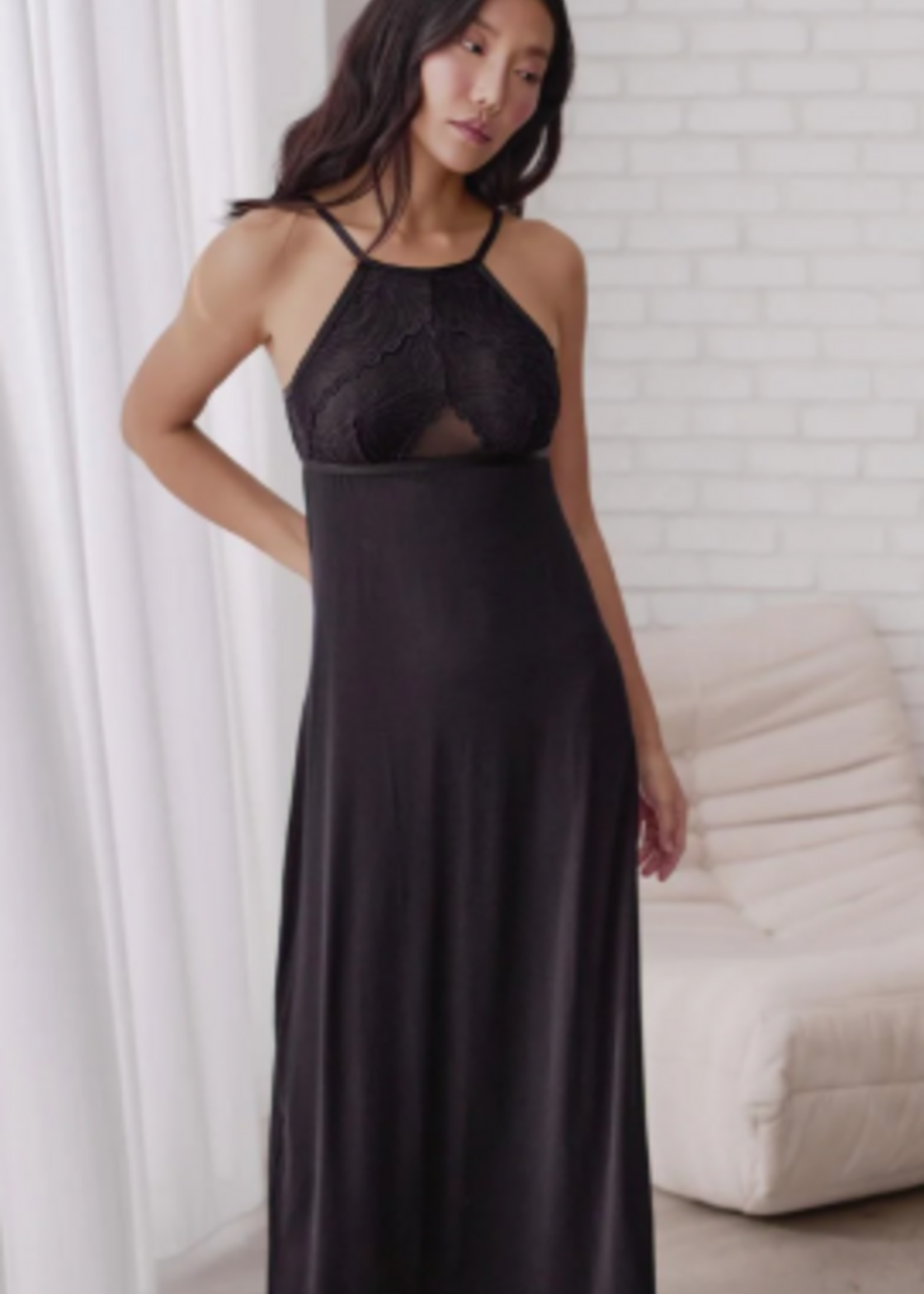 Fleur't 6053 High Neck Gown