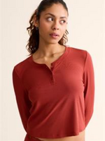 Fleur't 615 Henley Top Chili Rib + 607 Boxer Short Chili Rib In-store only