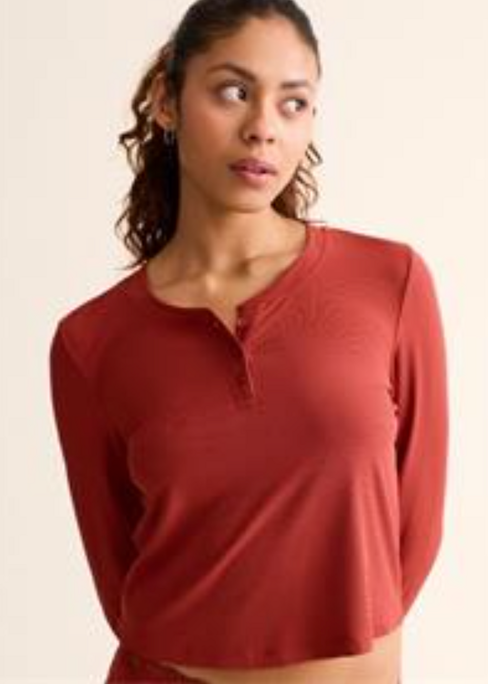 Fleur't 615 Henley Top Chili Rib + 607 Boxer Short Chili Rib In-store only