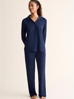 Fleur't 647 Button Down PJ Set Ink Large