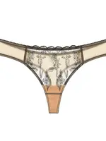 Amour d'Agnette Kim Jelly Floral Embroidery Thong