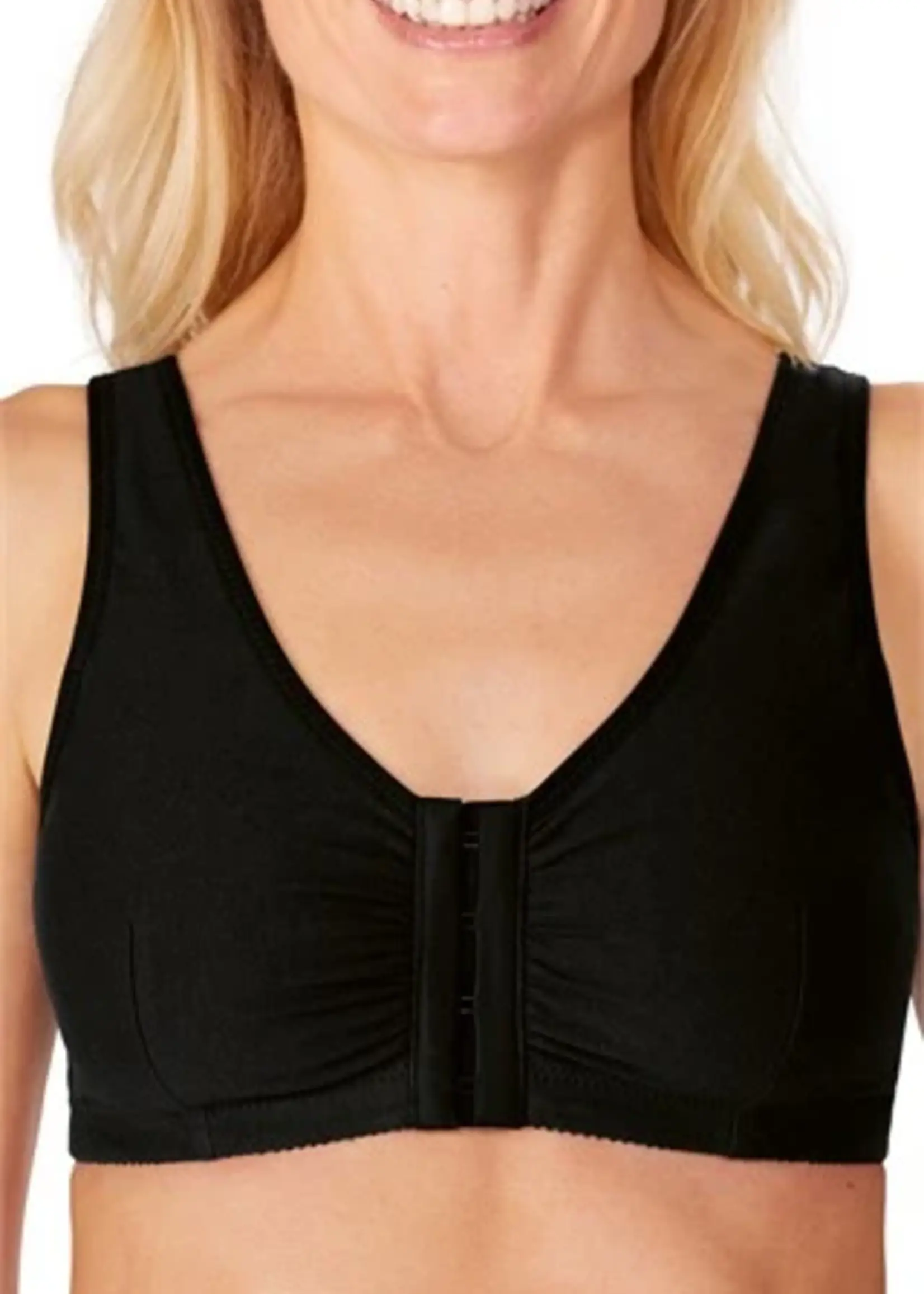 AMOENA Frances Mastectomy Front Close Pocket Bra In-store Only