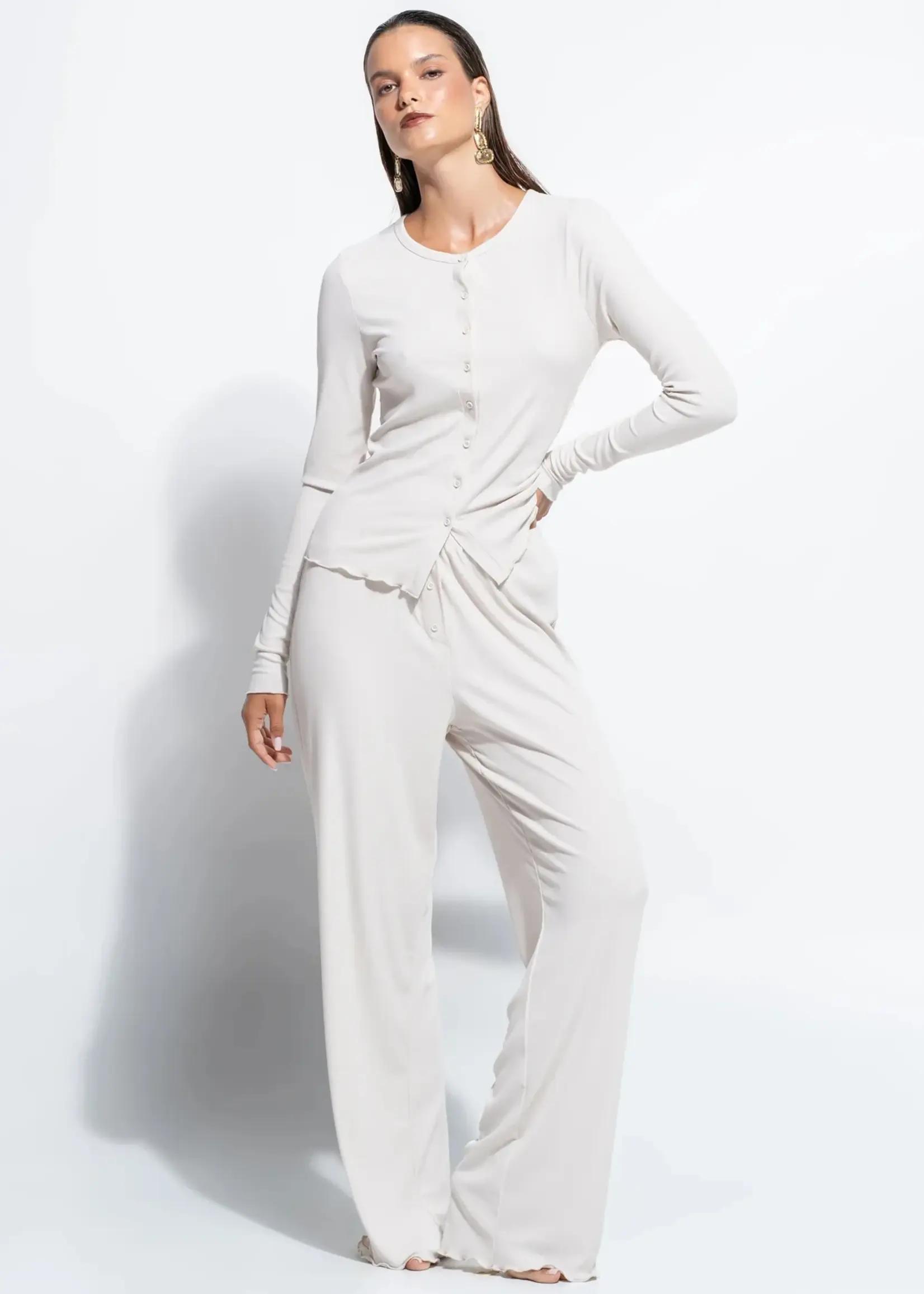 GVE202 Dream Henley Top GVE700 Dream Pant Set In-store Only