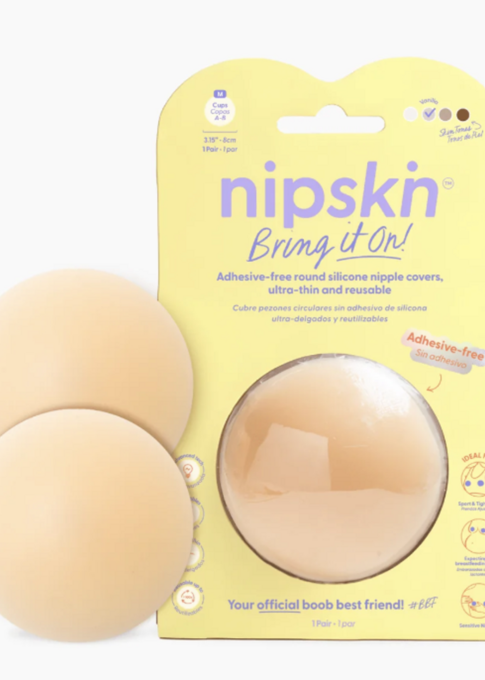 Nipskin NIPSKIN Nipple Covers Reusable NON-ADHESIVE