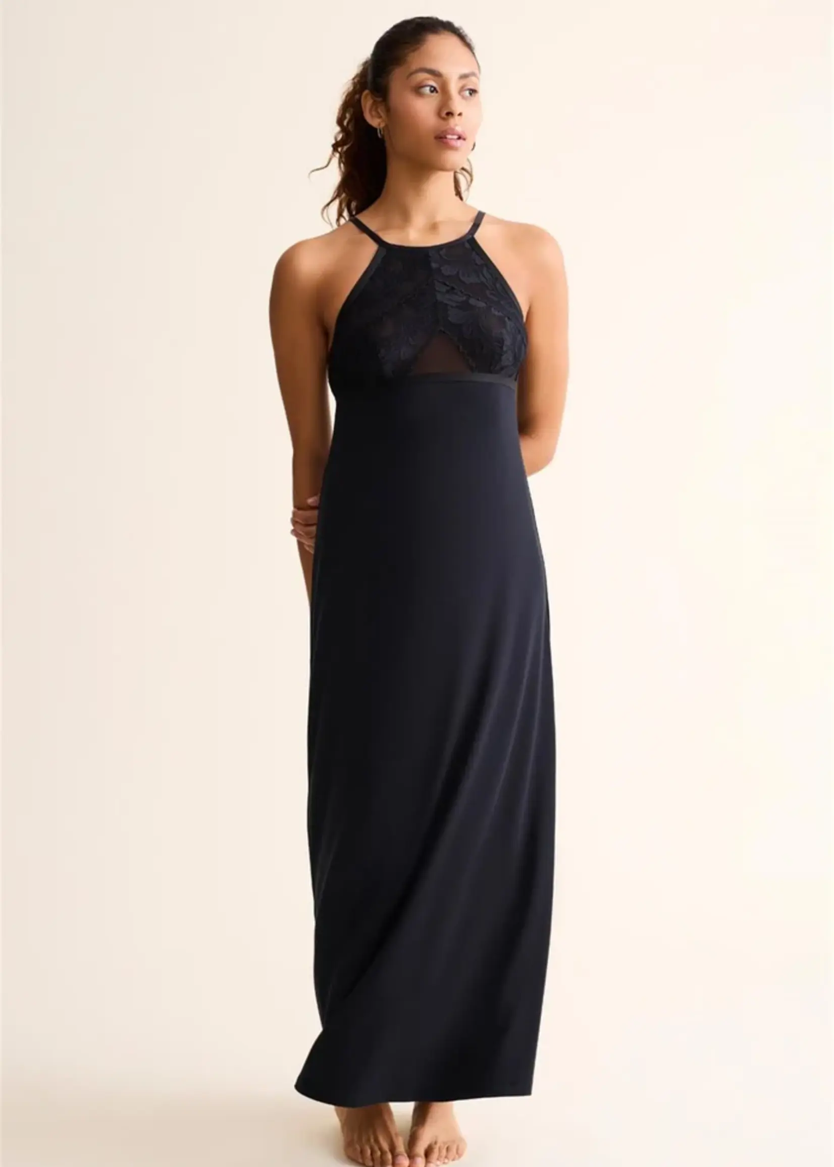 Fleur't 6053 High Neck Gown