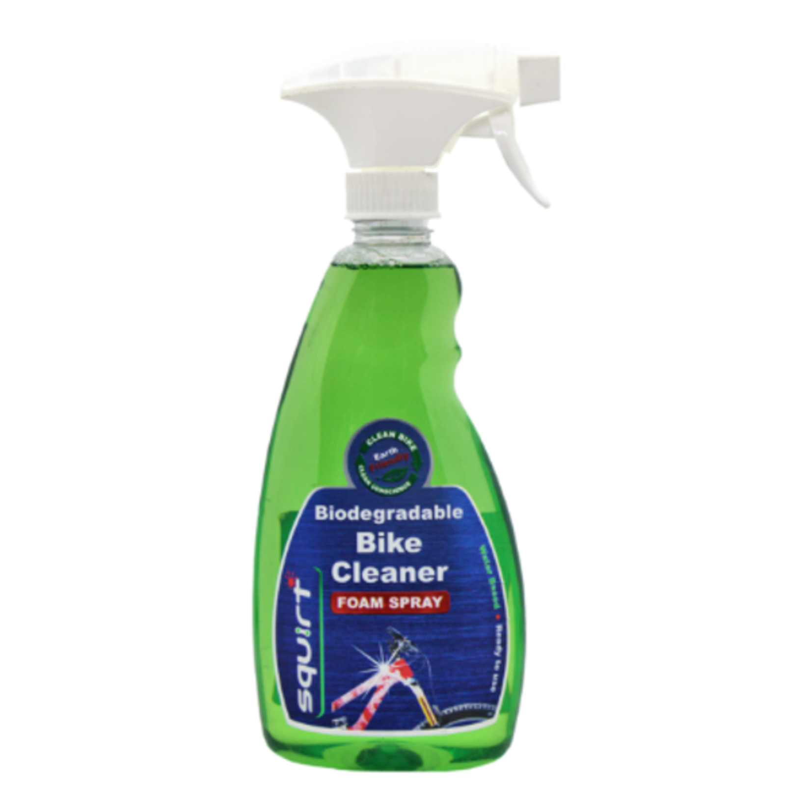 Squirt SQUIRT BIKE CLEANER 750ML BOTTLE W/3X30ML SUPER CONCENTRATE SHACHETS