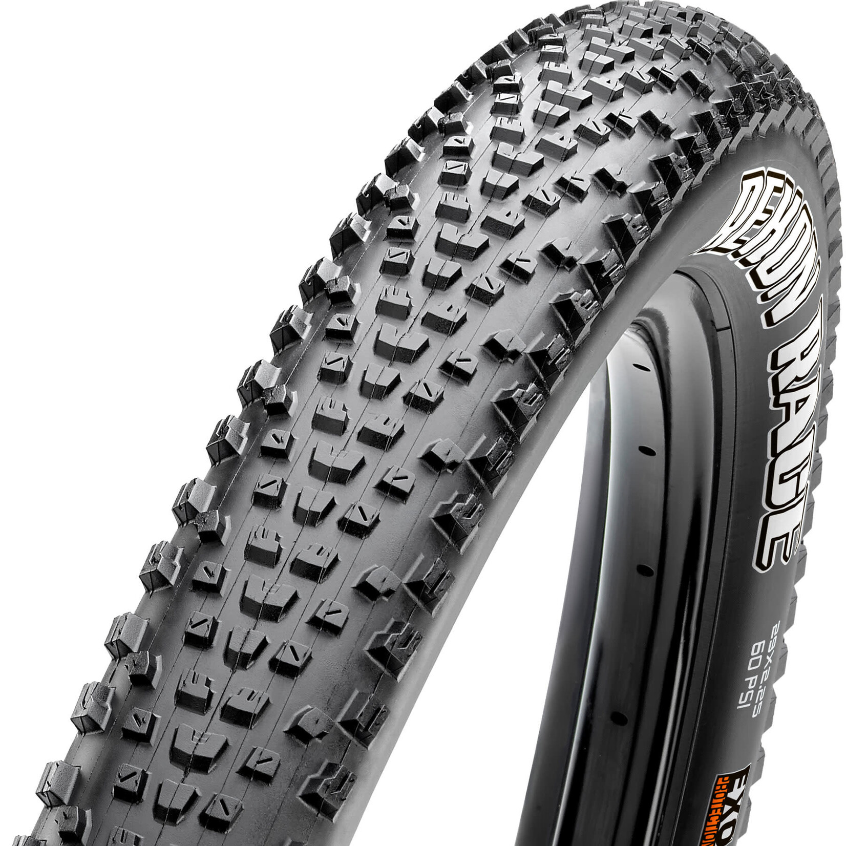 Maxxis Maxxis, Rekon Race, Tire, 29''x2.40, Folding, Tubeless Ready, Dual, EXO, Wide Trail, 120TPI, Black