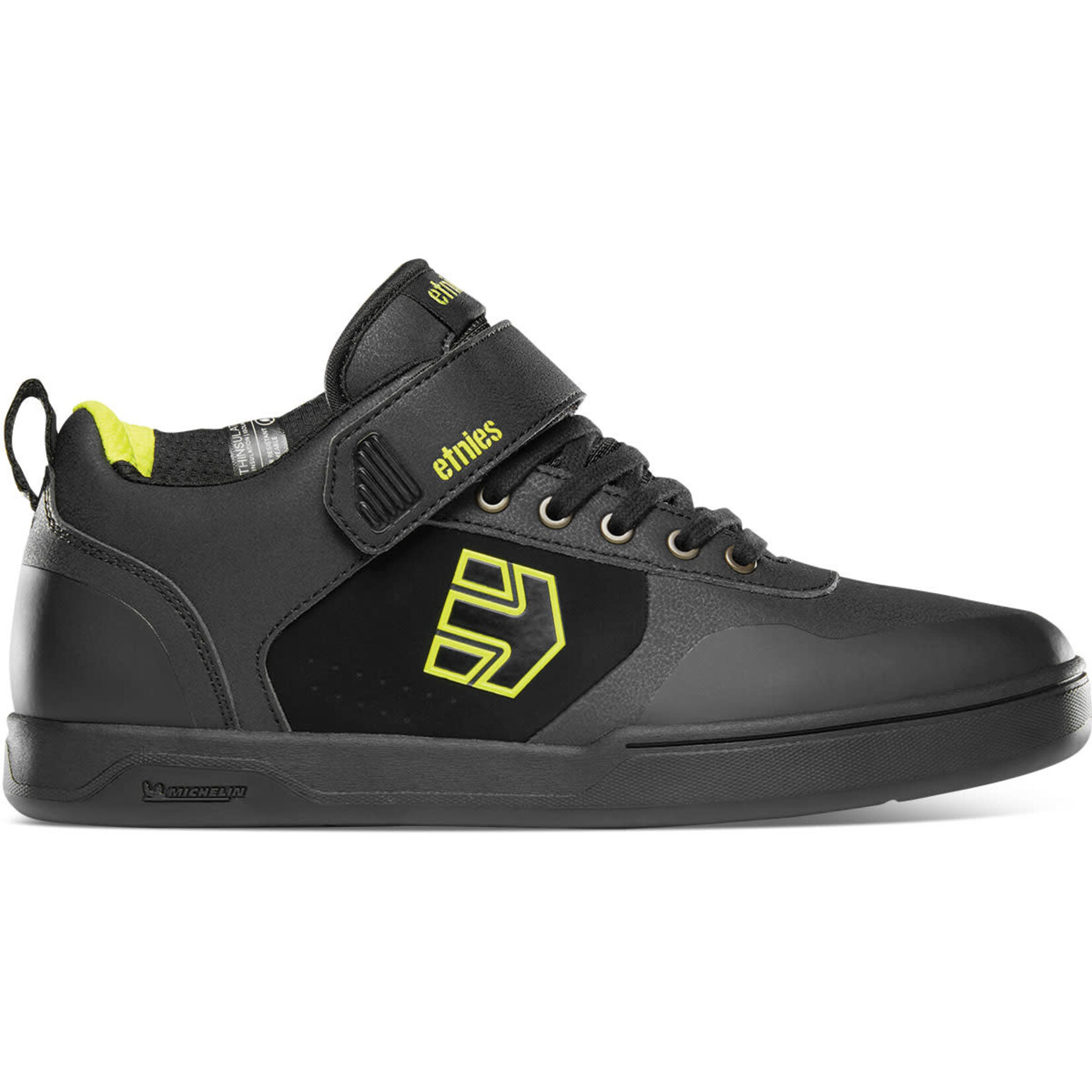 Etnies Etnies Culvert Mid Mens Black/Lime Shoes