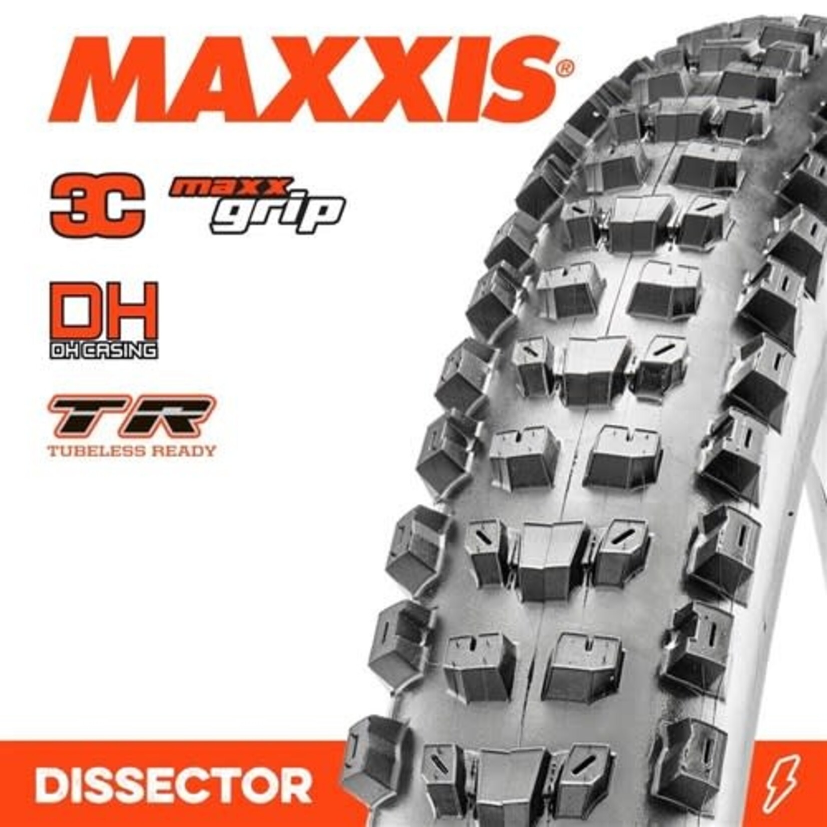 Maxxis MAXXIS DISSECTOR 27.5 X 2.40 DH 3C MAXX GRIP TR FOLD 60X2TPI