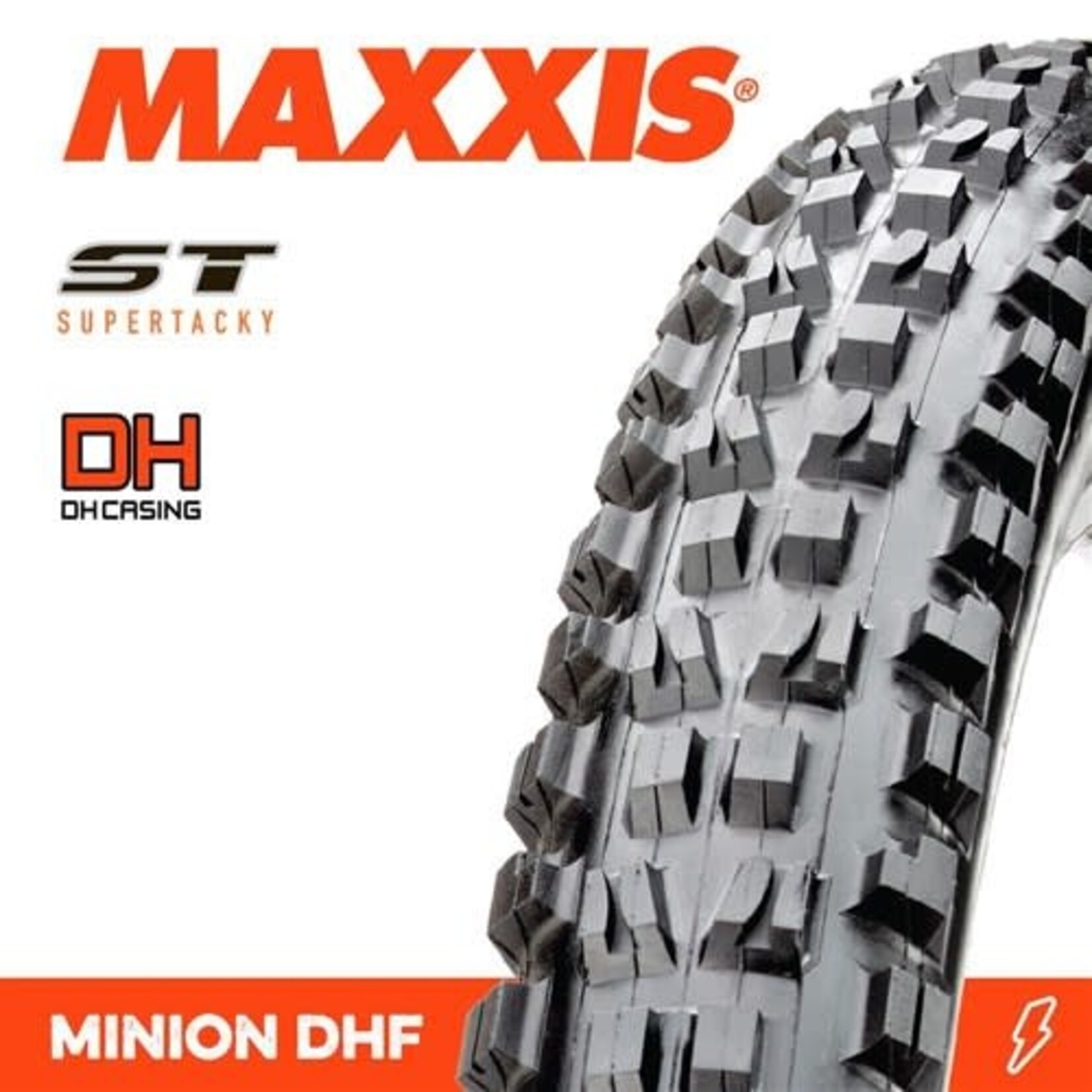 Maxxis MAXXIS MINION DHF 26 X 2.50 DH ST WIRE 60X2TPI