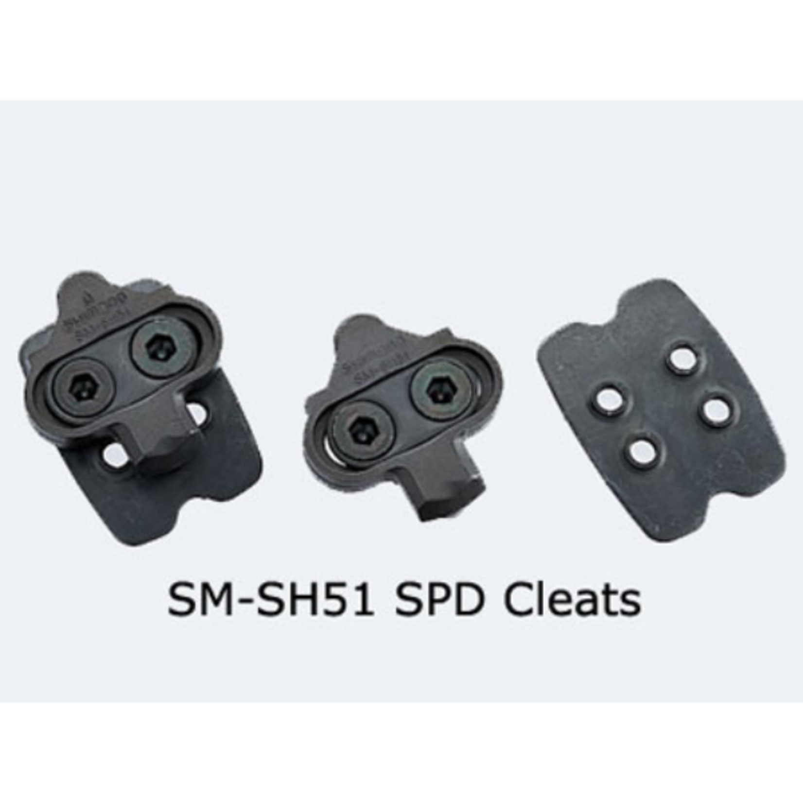SHIMANO SHIMANO SM-SH51 SPD CLEAT SET FOR MULTIPLE RELEASE MODE (PAIR) BLACK
