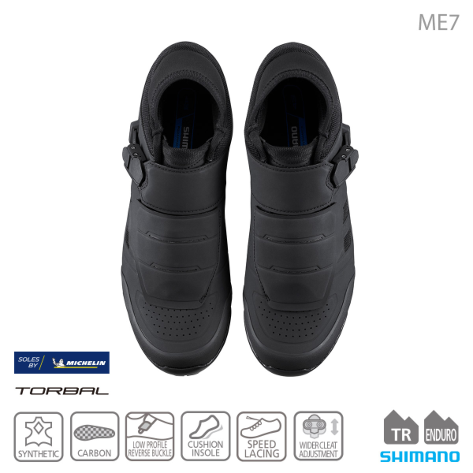 Shimano Shimano SH-ME702 SPD Shoes - Black