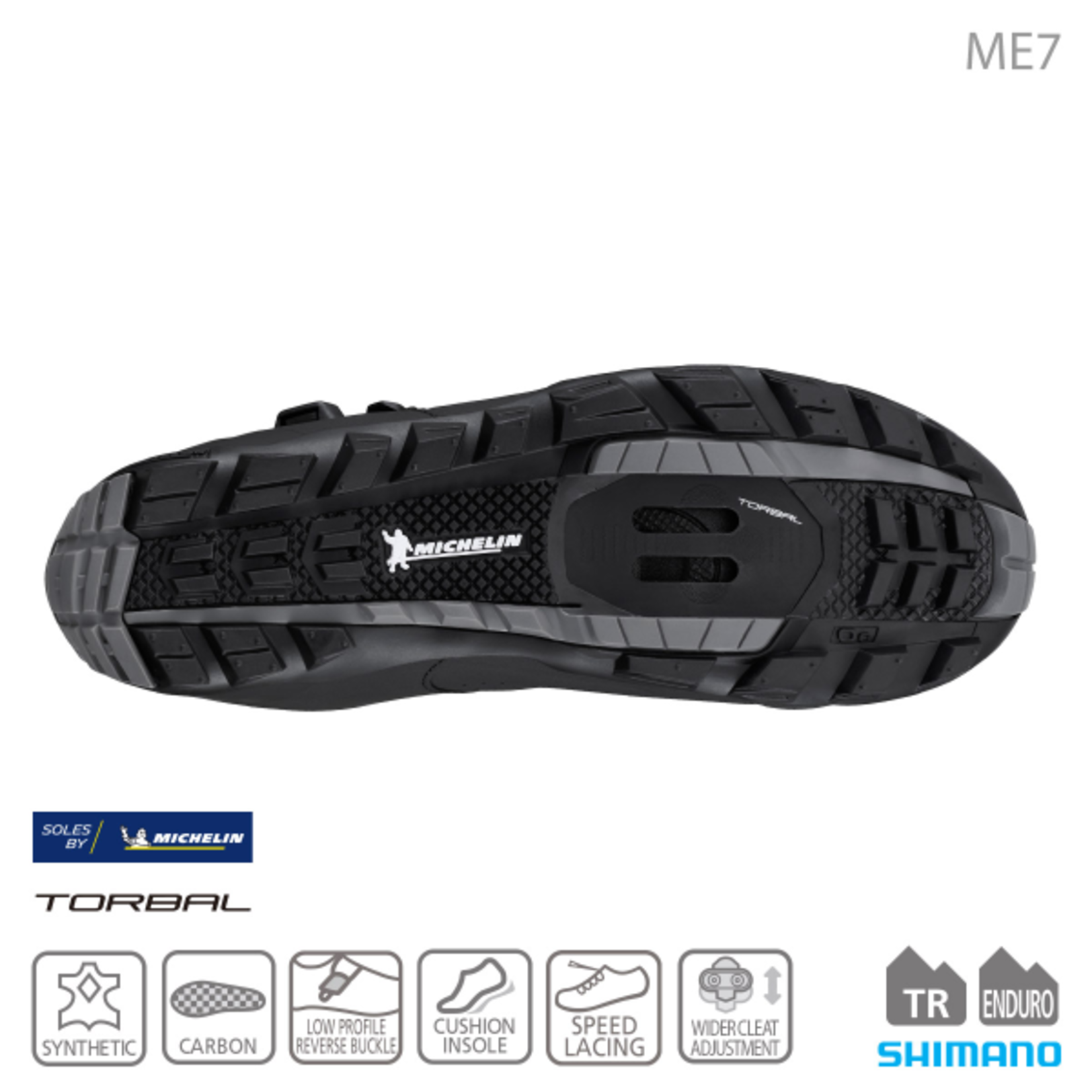 Shimano Shimano SH-ME702 SPD Shoes - Black