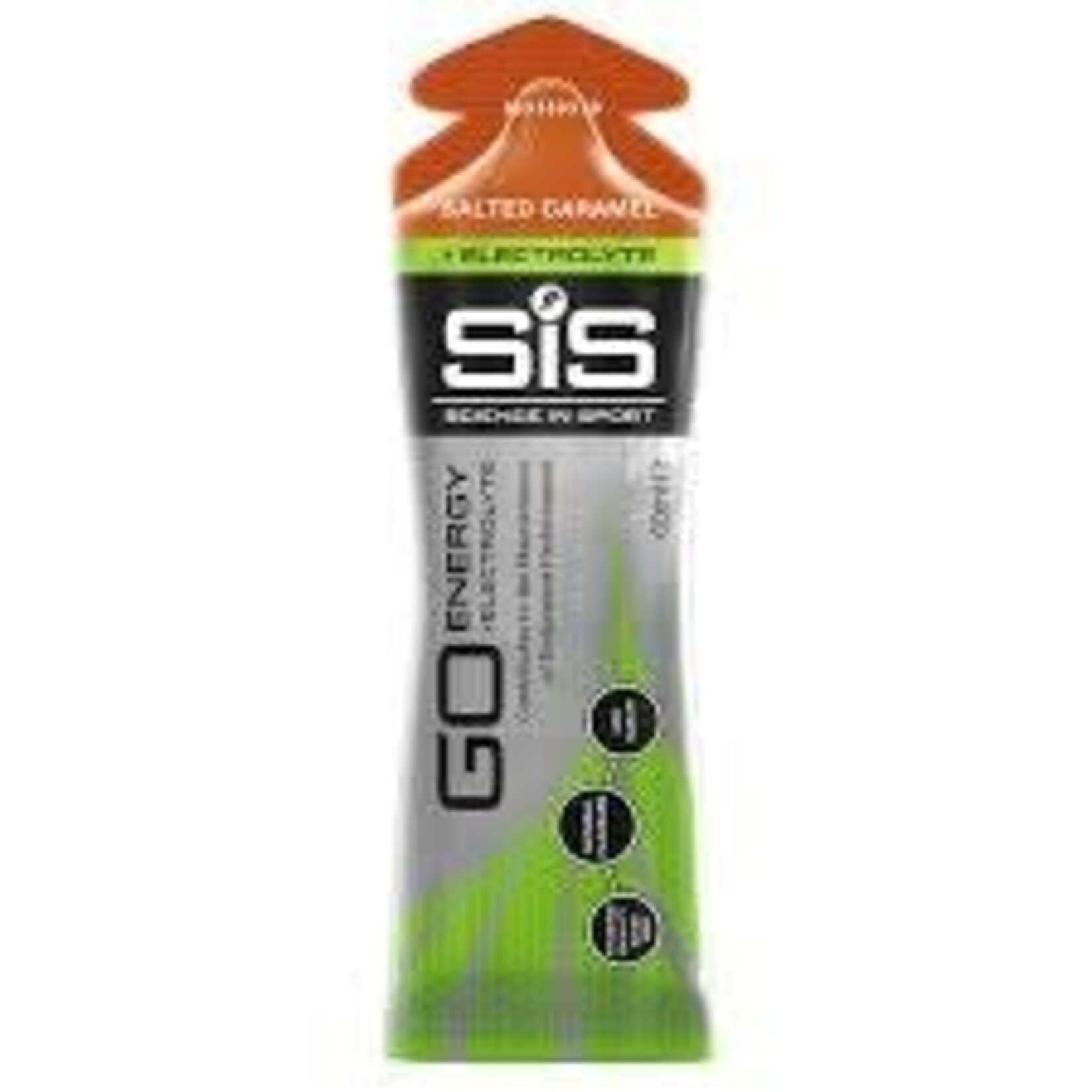Science in Sport SIS GO Energy+ Electrolyte Gel 60ml Salted Caramel
