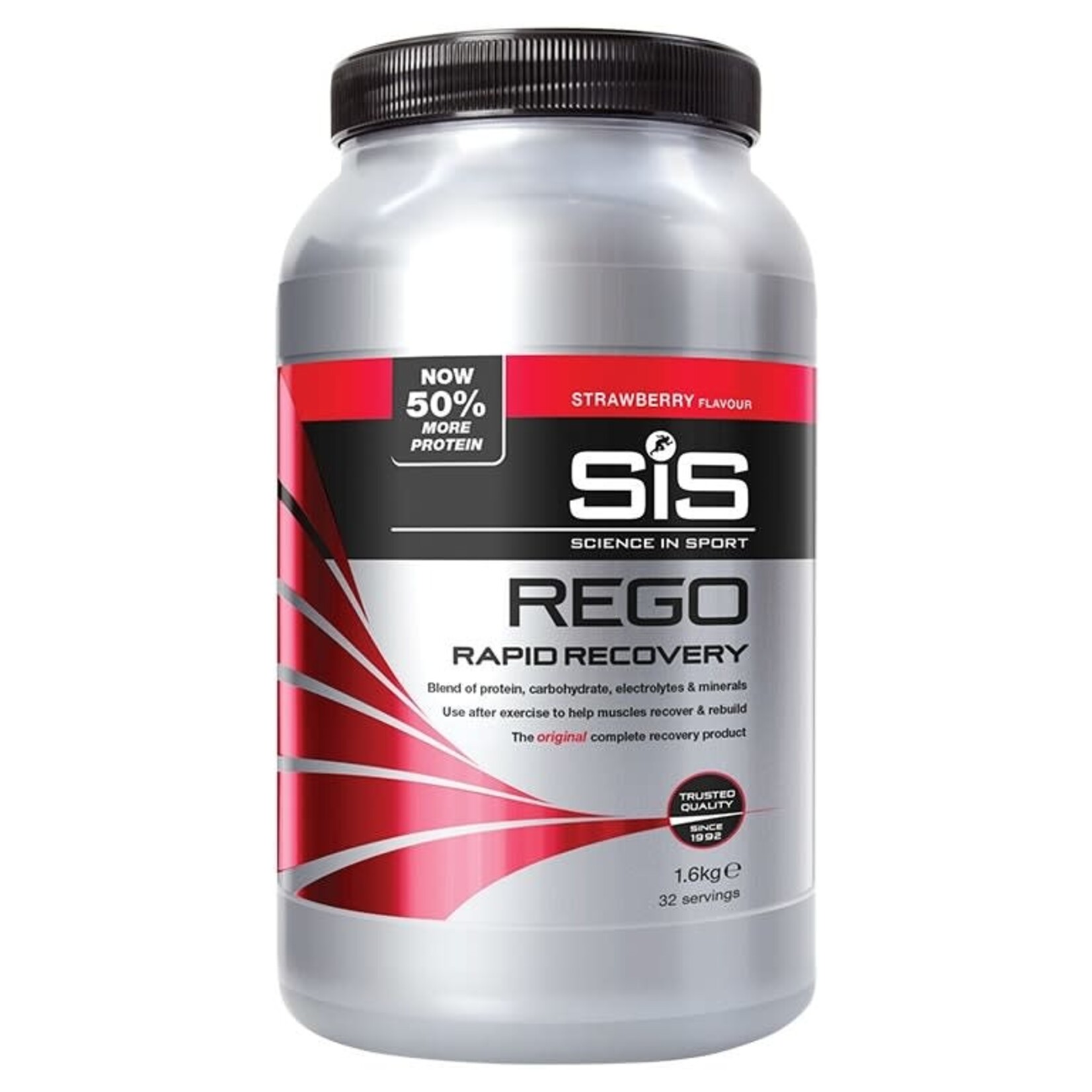 Science in Sport SIS REGO Rapid Recovery Tub - Strawberry 1.6kg