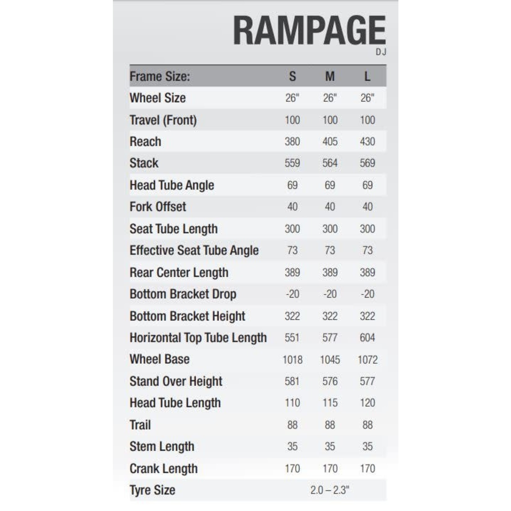 Norco Norco 20 Rampage 1 26" MTB Bike