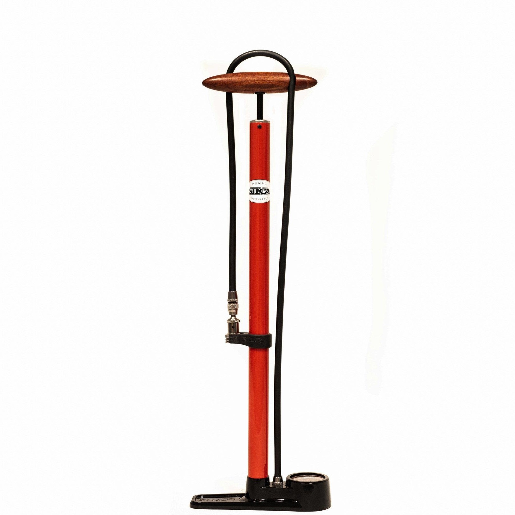 Silca Silca Pista Floor Pump -220PSI Red