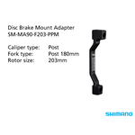 Shimano Shimano SM-MA90-F203-PPM ADAPTER 203mm CALIPER: POST MOUNT: POST 180mm